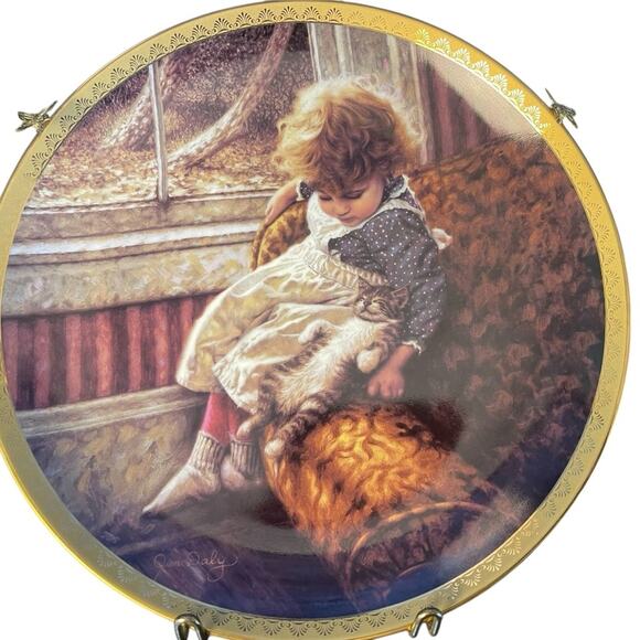 “Quiet Moments” by Jim Daly Collector’s Plate, Limited Edition, Americana - Picture 1 of 4